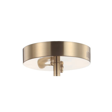 Crucis 31.5" Modern Metal Integrated LED Semi Flush Mount - JONATHAN Y